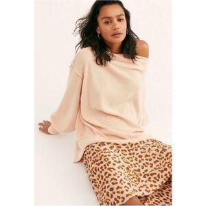 Free People Sz Medium Main Squeeze Top Hacie Nectar  OB 1013578